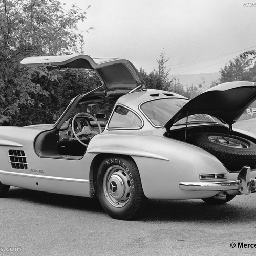 1957 Mercedes-Benz 300 SL W198 Rear View