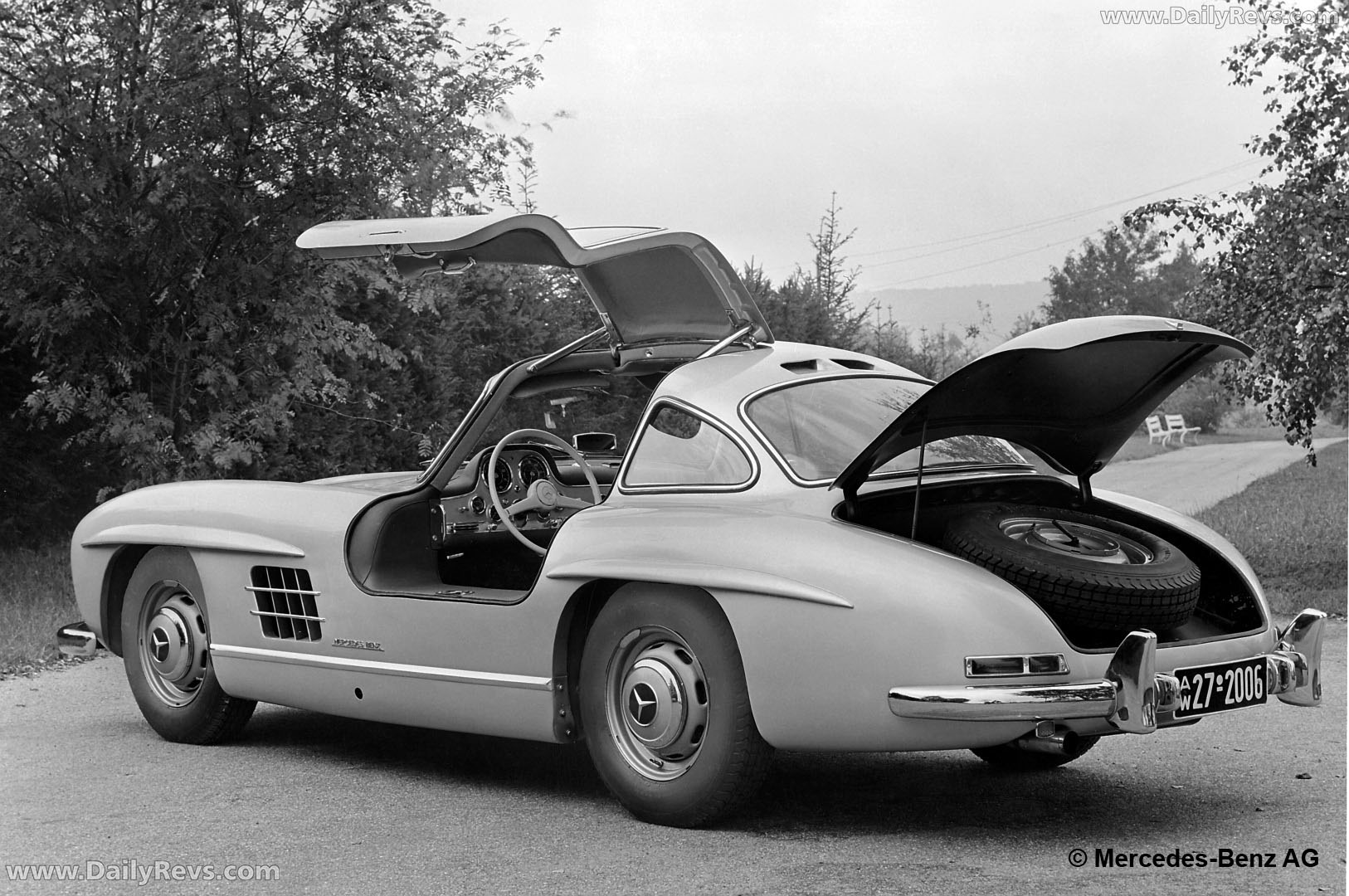 1957 Mercedes-Benz 300 SL W198 Rear View