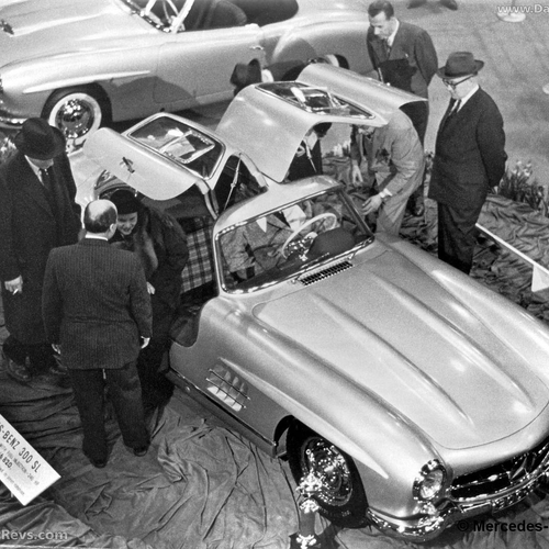 1957 Mercedes-Benz 300 SL W198 Top View