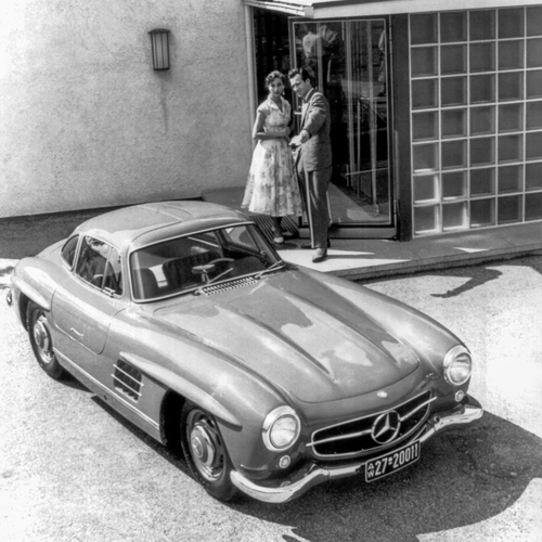 1957 Mercedes-Benz 300 SL W198 Top View