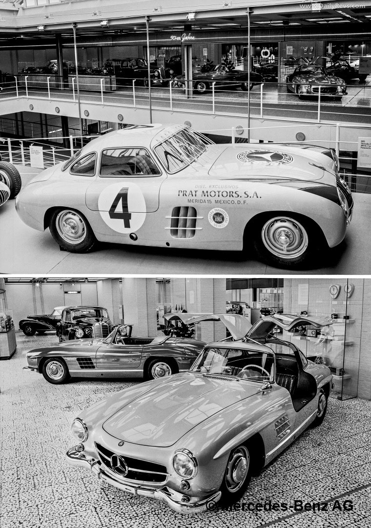 1957 Mercedes-Benz 300 SL W198 Top View