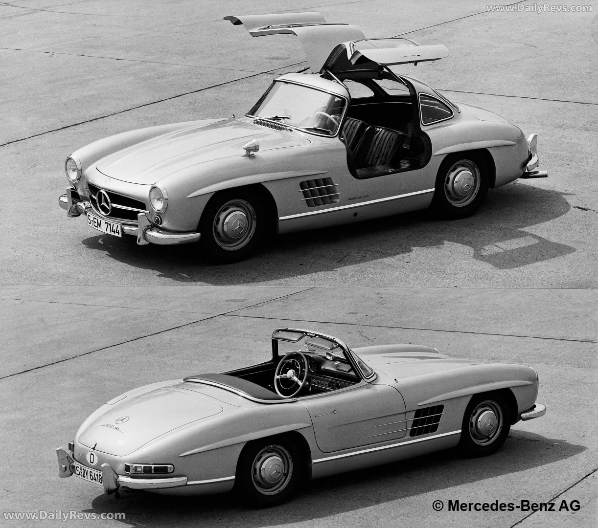1957 Mercedes-Benz 300 SL W198 Top View