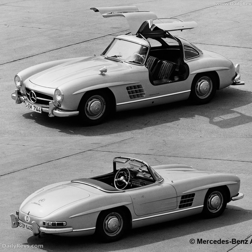 1957 Mercedes-Benz 300 SL W198 Top View