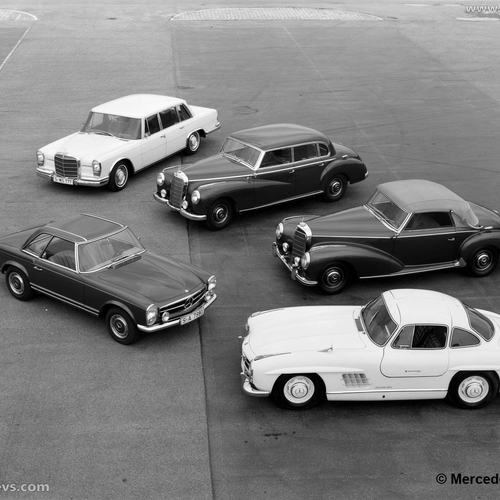 1957 Mercedes-Benz 300 SL W198 Top View