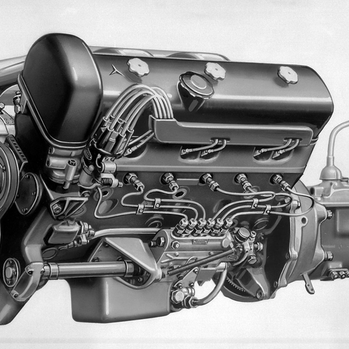 1957 Mercedes-Benz 300 SL W198 Engine