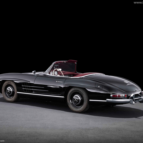 1957 Mercedes-Benz 300 SL Roadster W198 Rear View