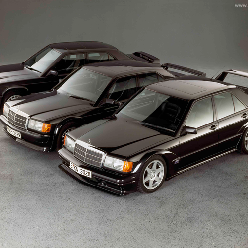 1990 Mercedes-Benz 190E EVO 2 W201 Top View