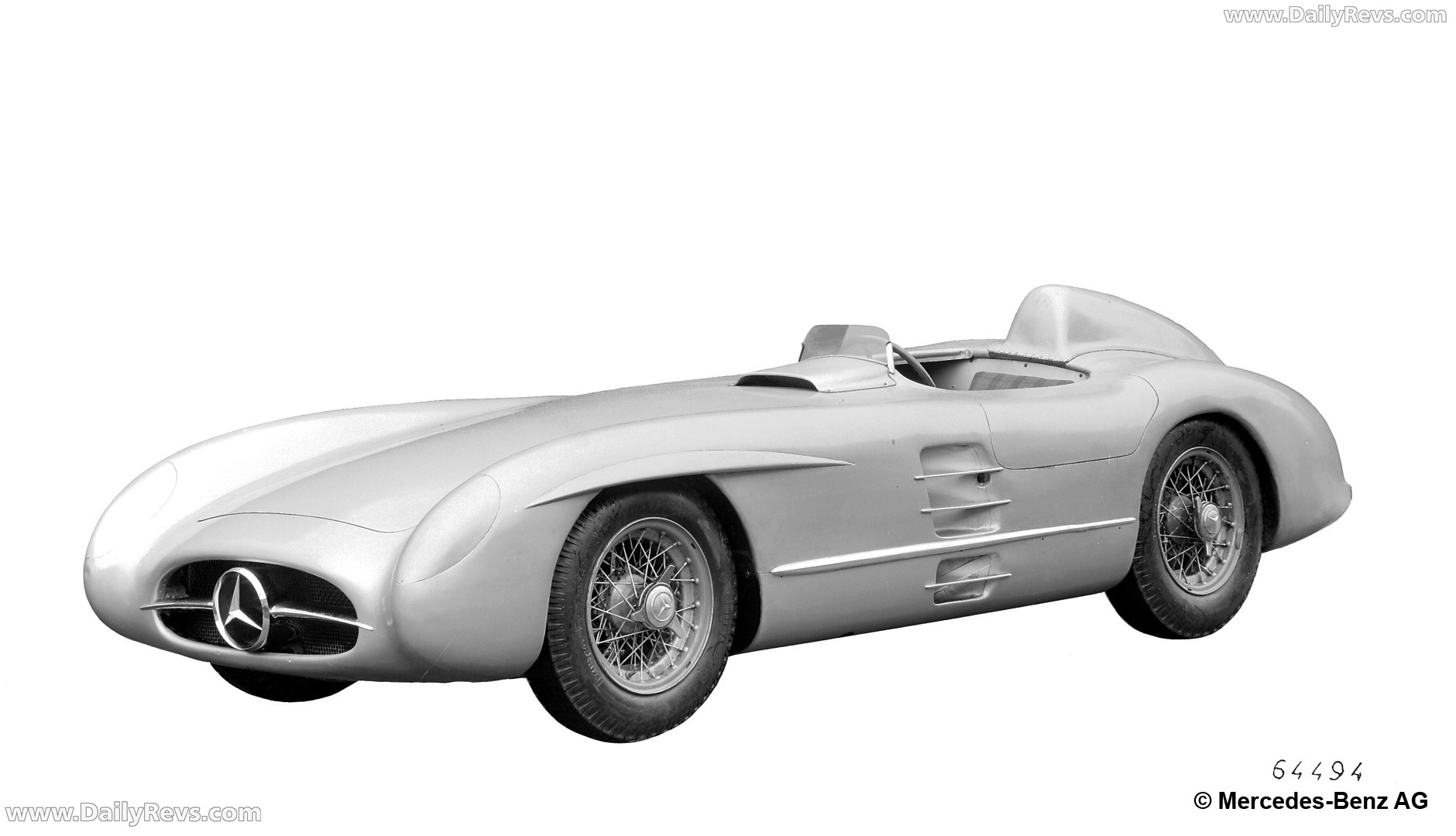 1955 Mercedes-Benz 300 SLR W196 S Front View