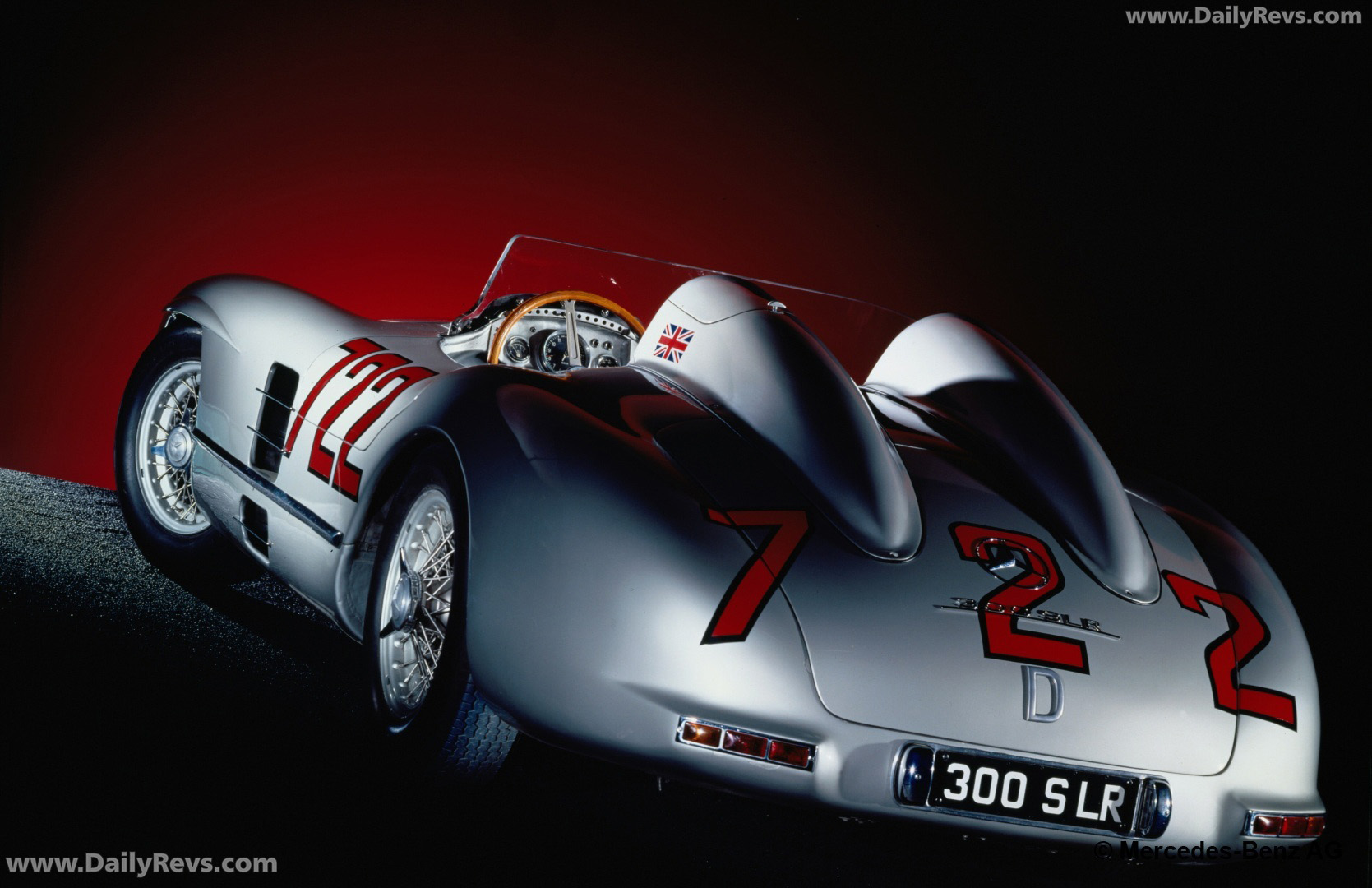 1955 Mercedes-Benz 300 SLR W196 S Rear View