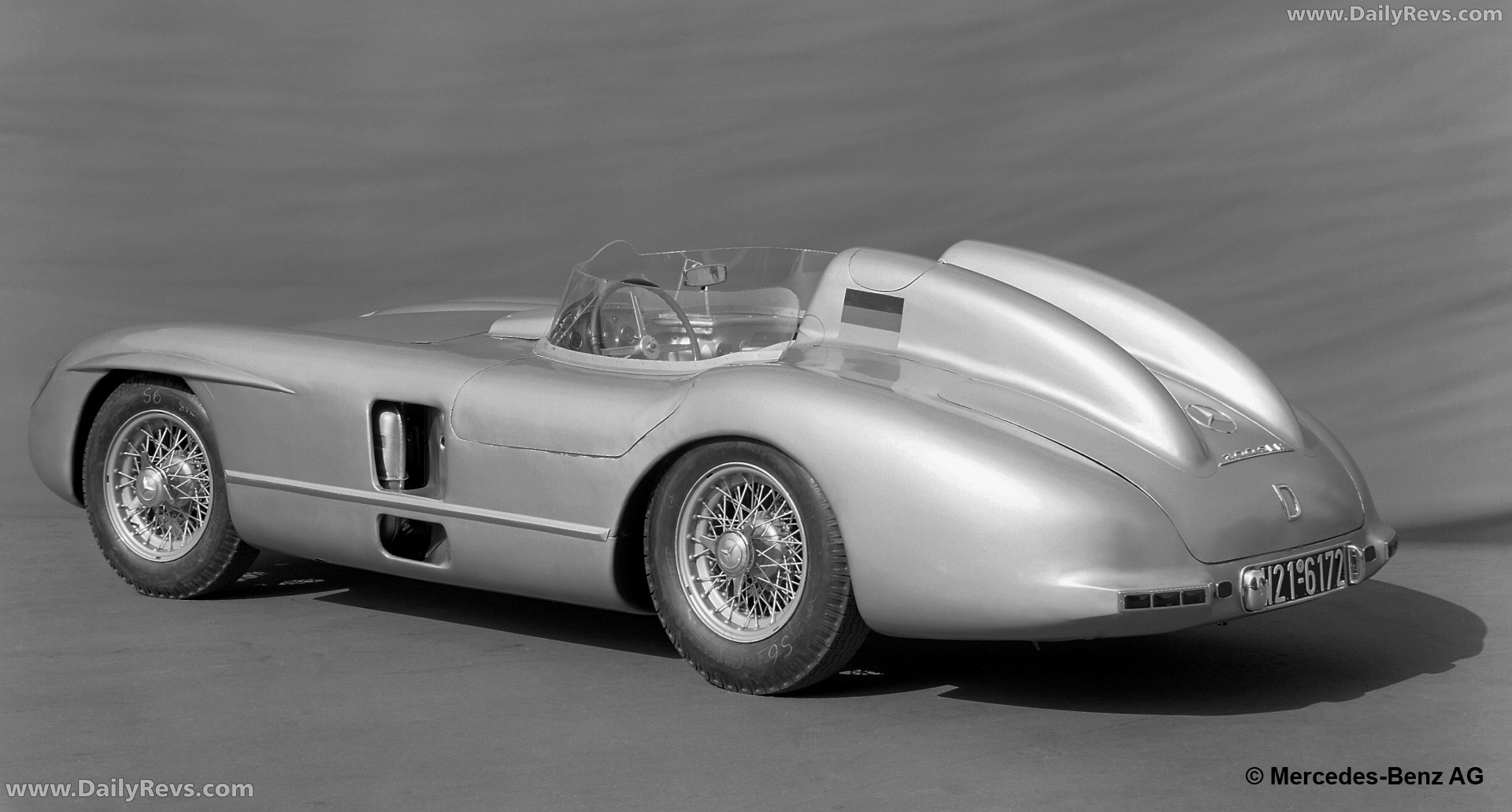1955 Mercedes-Benz 300 SLR W196 S Rear View