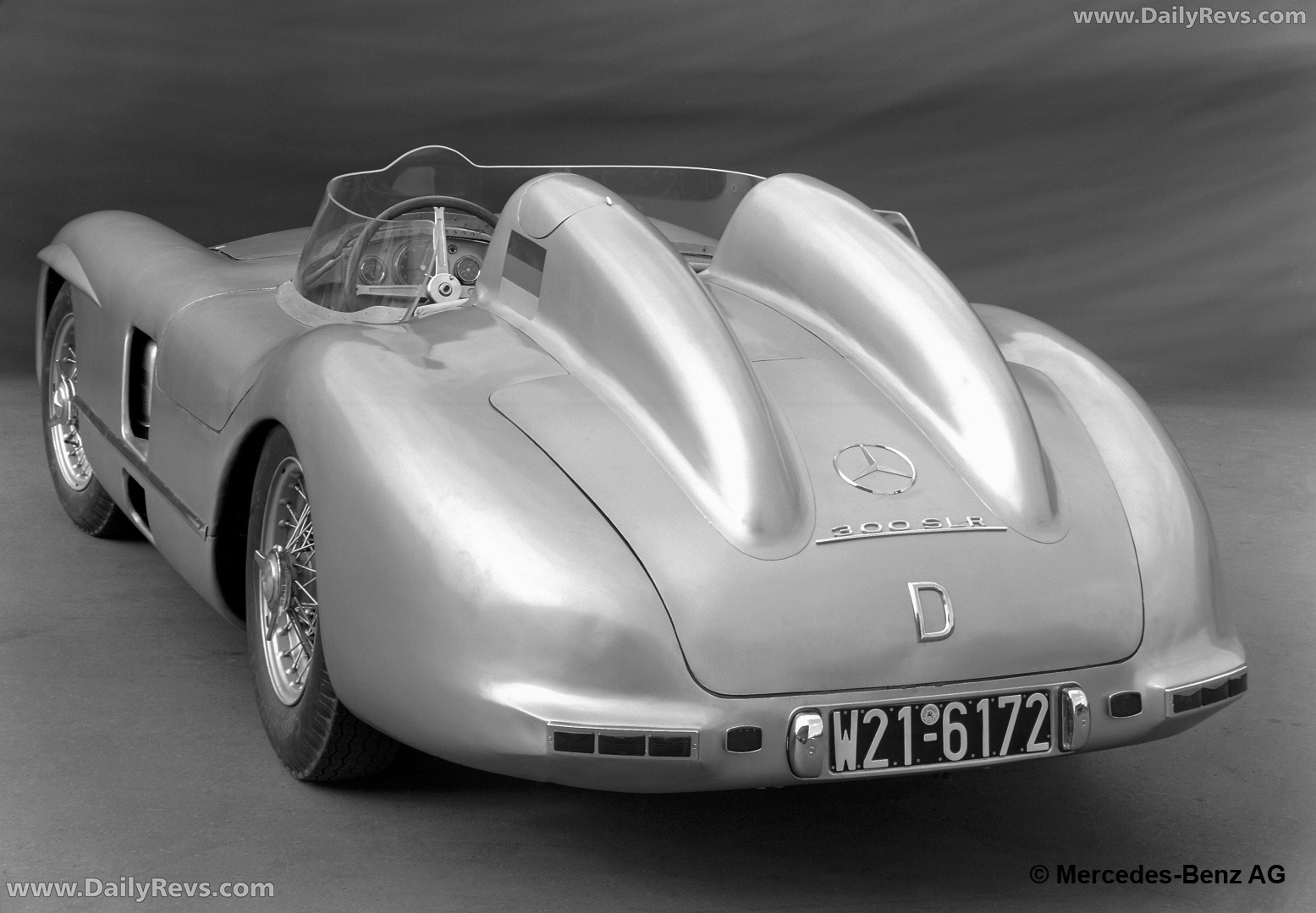 1955 Mercedes-Benz 300 SLR W196 S Rear View