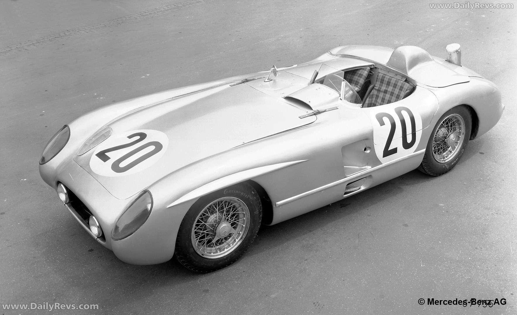 1955 Mercedes-Benz 300 SLR W196 S Top View