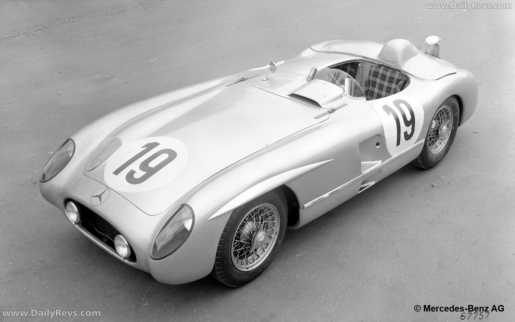 1955 Mercedes-Benz 300 SLR W196 S Top View