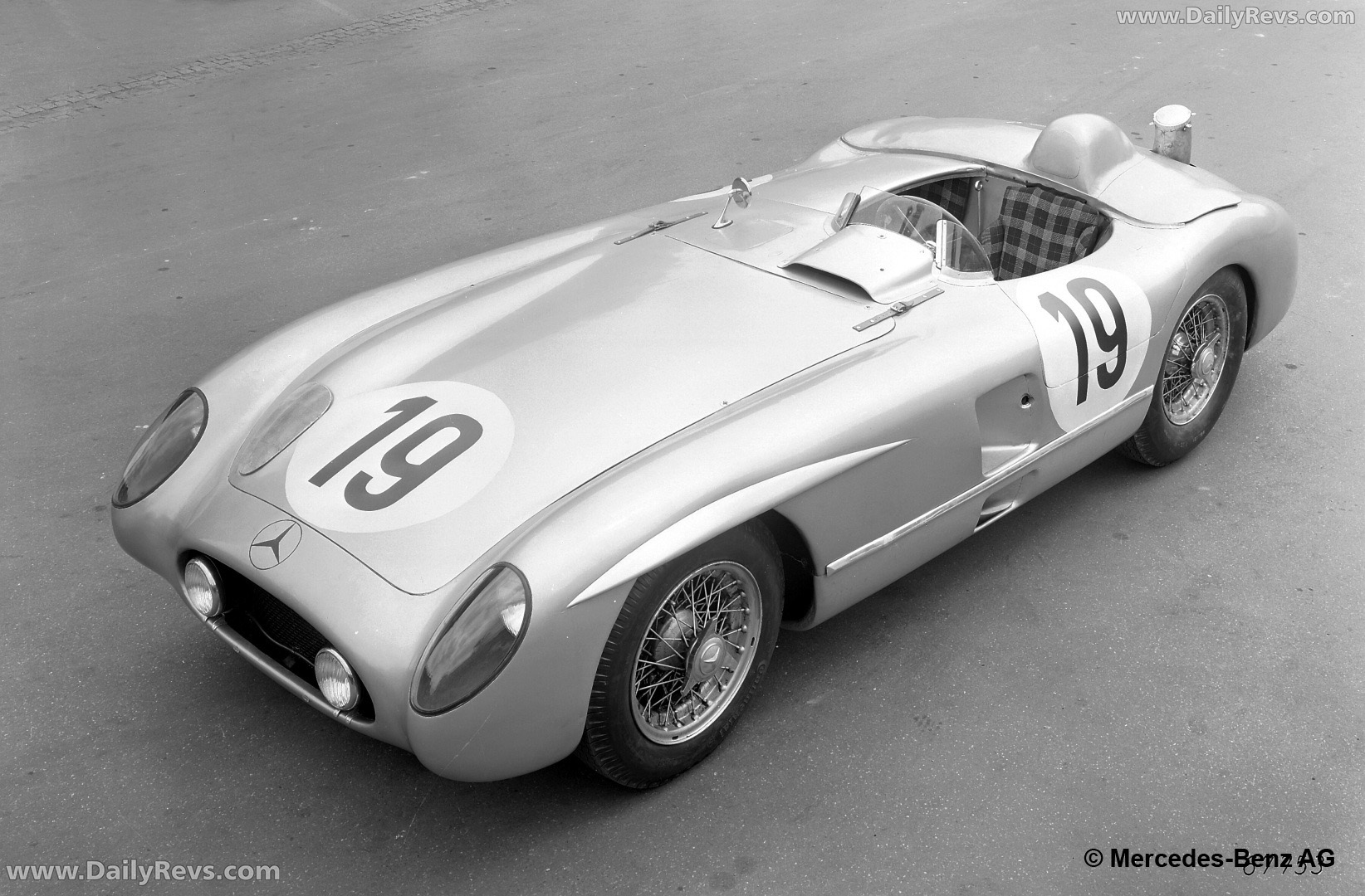 1955 Mercedes-Benz 300 SLR W196 S Top View