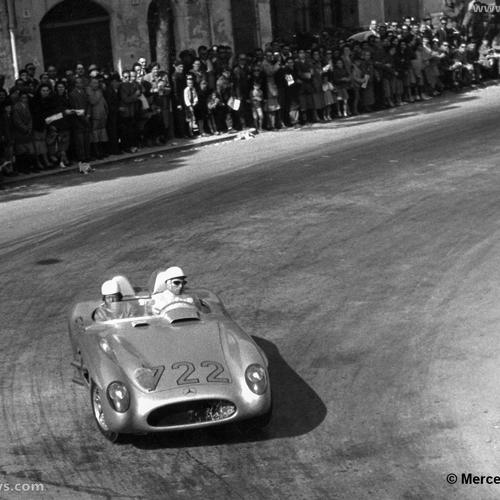 1955 Mercedes-Benz 300 SLR W196 S Top View