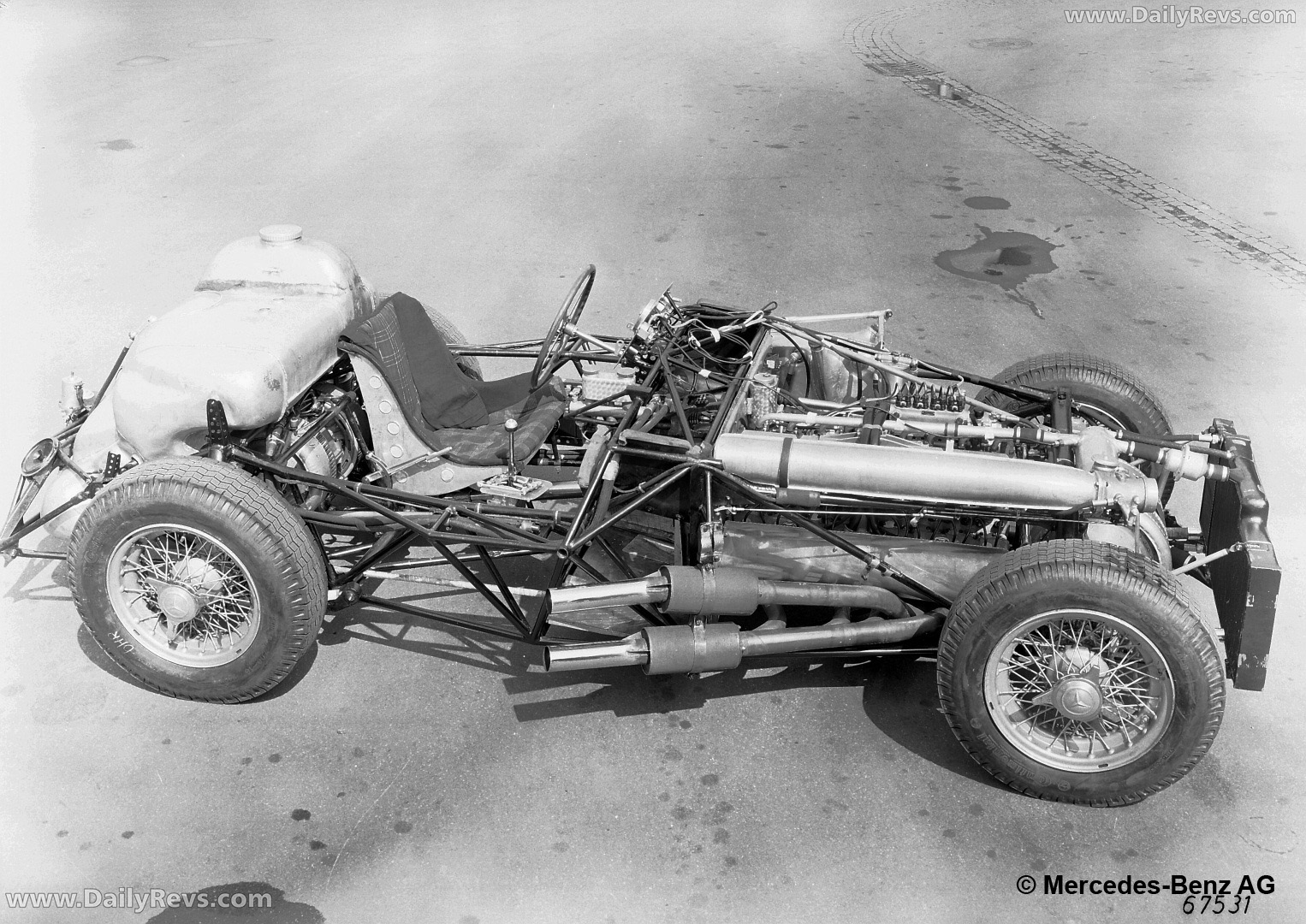 1955 Mercedes-Benz 300 SLR W196 S Engine