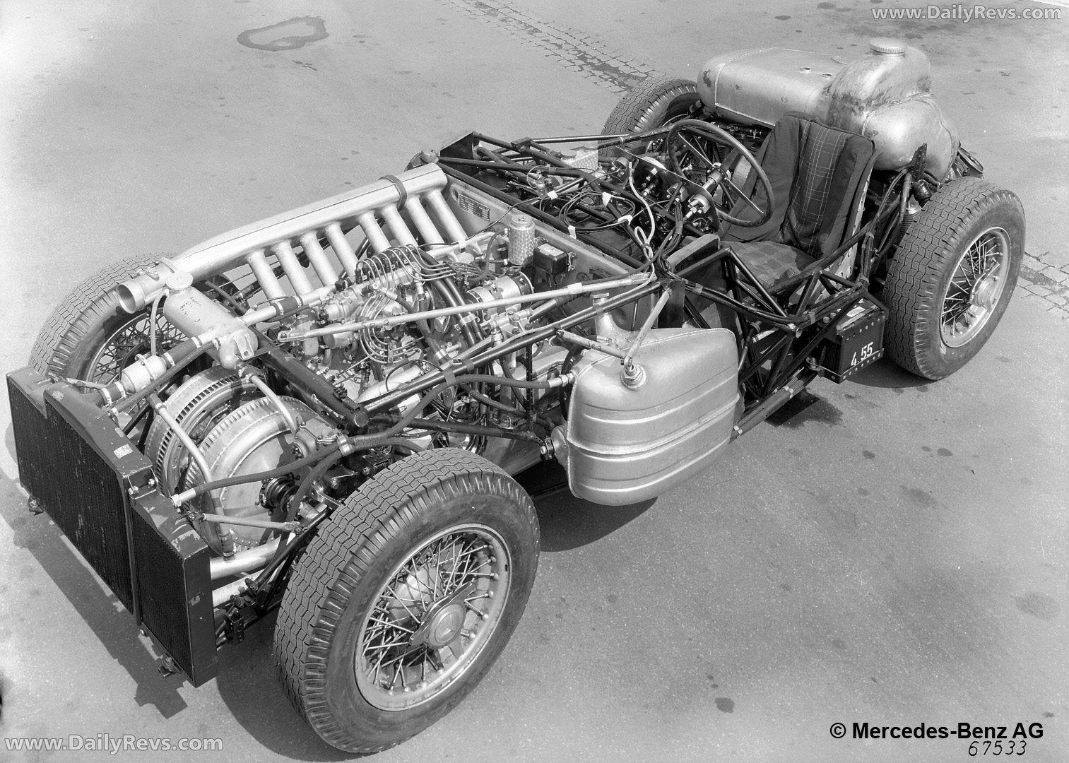 1955 Mercedes-Benz 300 SLR W196 S Engine