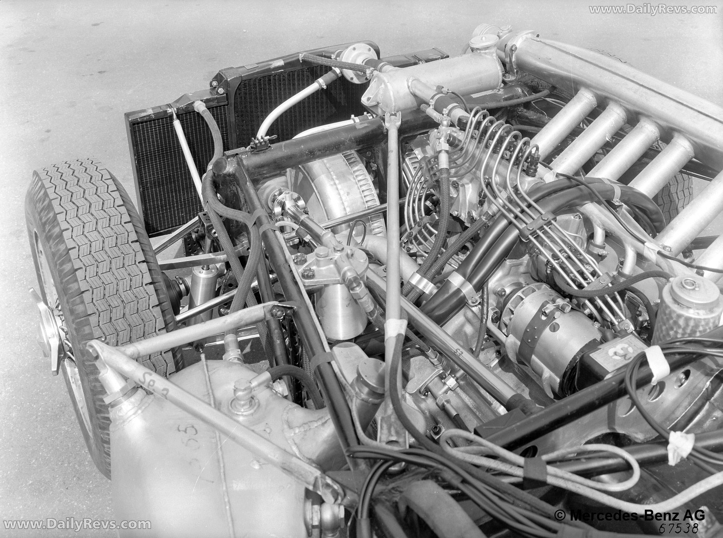 1955 Mercedes-Benz 300 SLR W196 S Engine