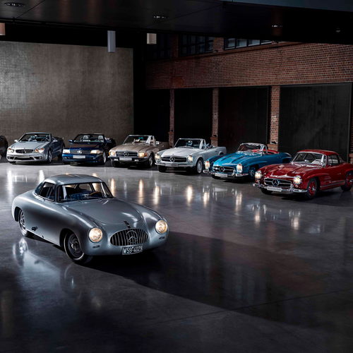 1954 Mercedes-Benz 300 SL Gullwing W198 Top View