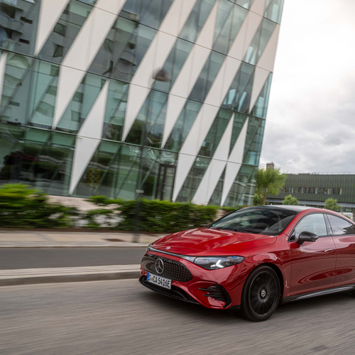 2026 Mercedes-Benz CLA EQ MANUFAKTUR C118 Patagonia Red Front View