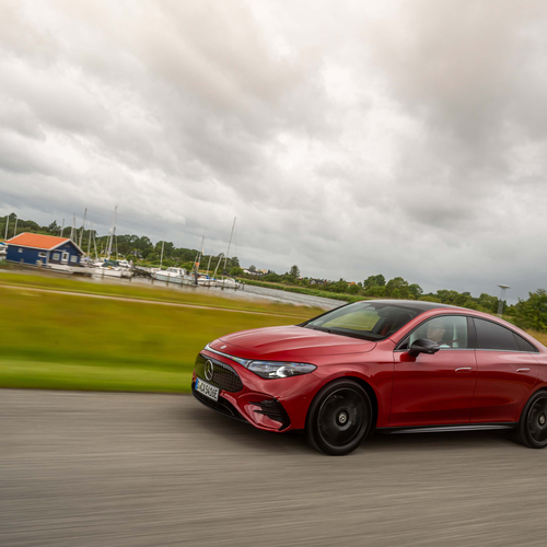 2026 Mercedes-Benz CLA EQ MANUFAKTUR C118 Patagonia Red Front View