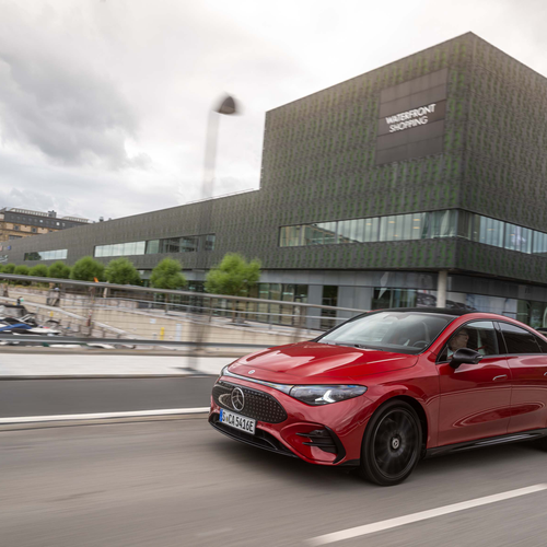 2026 Mercedes-Benz CLA EQ MANUFAKTUR C118 Patagonia Red Front View