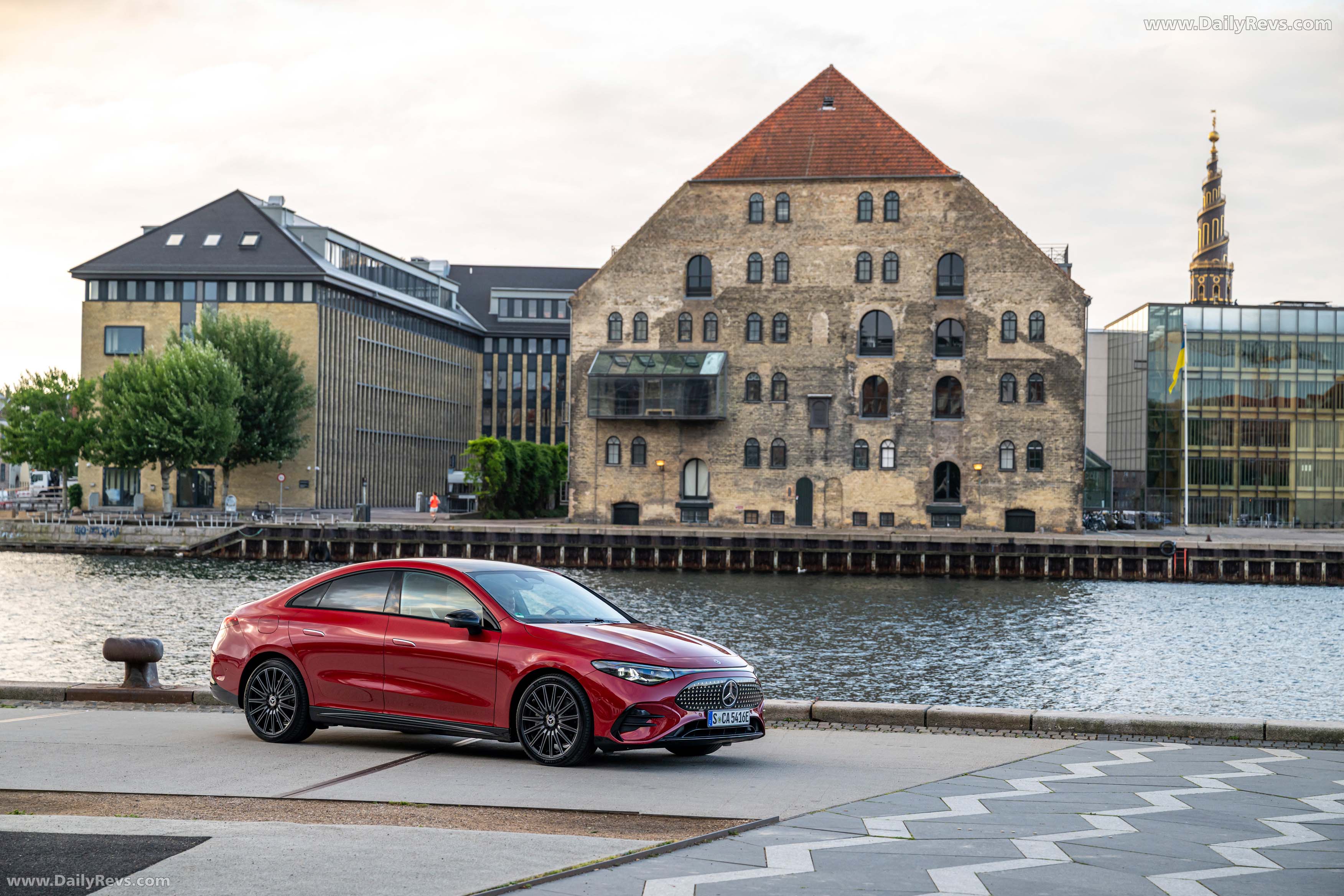 2026 Mercedes-Benz CLA EQ MANUFAKTUR C118 Patagonia Red Front View