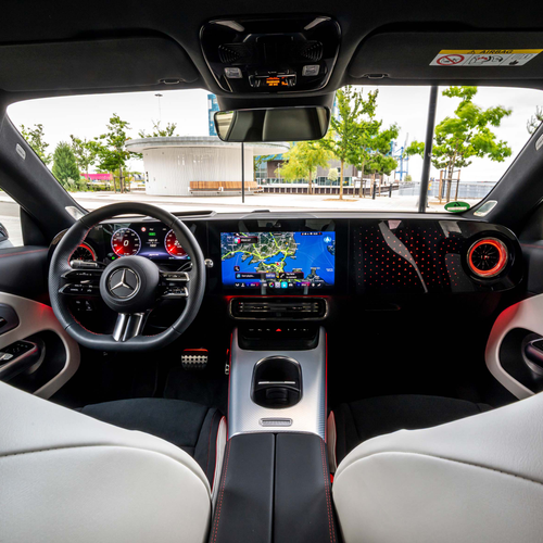 2026 Mercedes-Benz CLA EQ MANUFAKTUR C118 Patagonia Red Interior