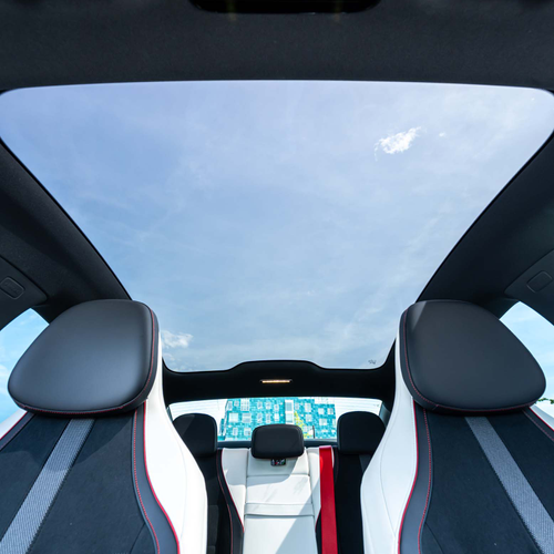 2026 Mercedes-Benz CLA EQ MANUFAKTUR C118 Patagonia Red Interior