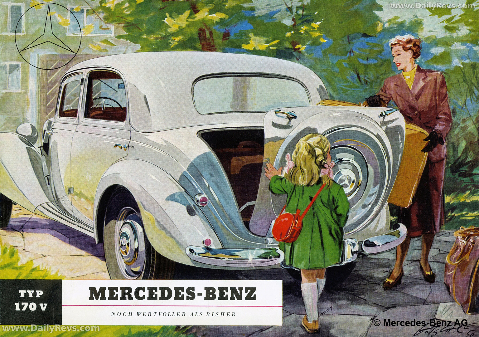 1947 Mercedes-Benz 170 Rear View