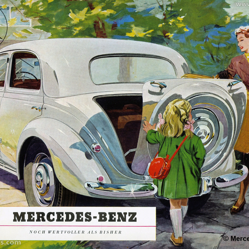 1947 Mercedes-Benz 170 Rear View