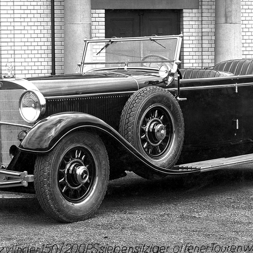 1931 Mercedes-Benz 770 Grand Mercedes Cabriolet W07 Front View