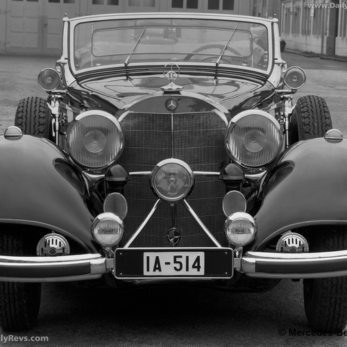 1931 Mercedes-Benz 770 Grand Mercedes Cabriolet W07 Front View