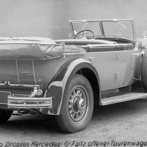 1931 Mercedes-Benz 770 Grand Mercedes Cabriolet W07 Rear View