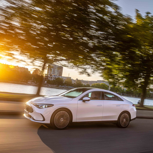 2026 Mercedes-Benz CLA C118 Polar White Front View
