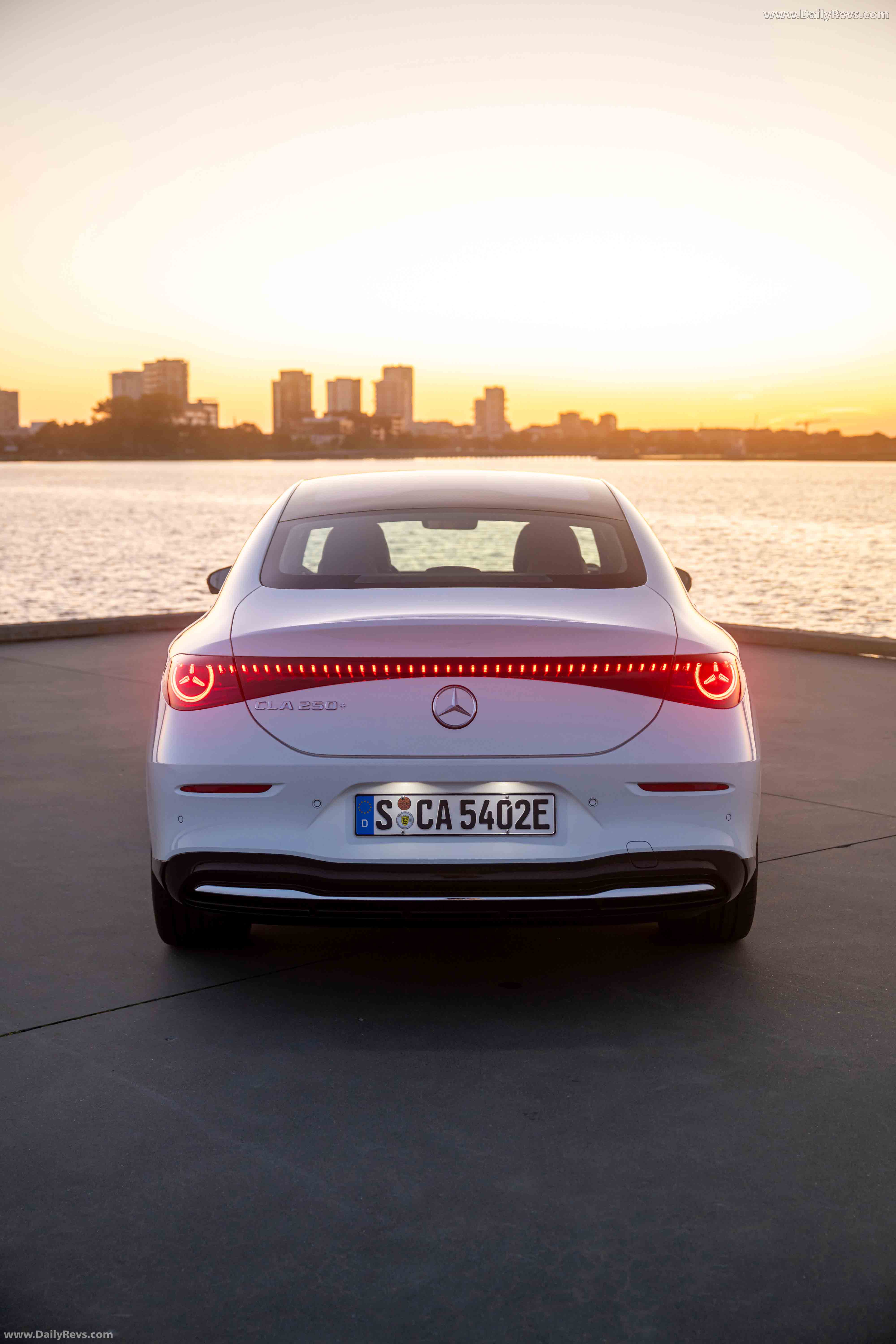2026 Mercedes-Benz CLA C118 Polar White Rear View