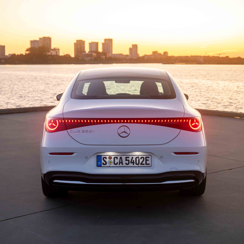 2026 Mercedes-Benz CLA C118 Polar White Rear View