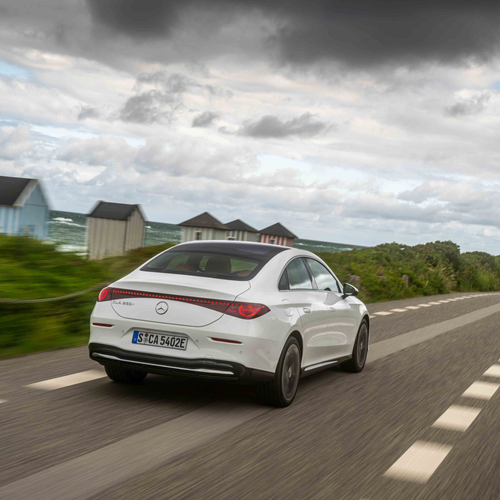 2026 Mercedes-Benz CLA C118 Polar White Rear View