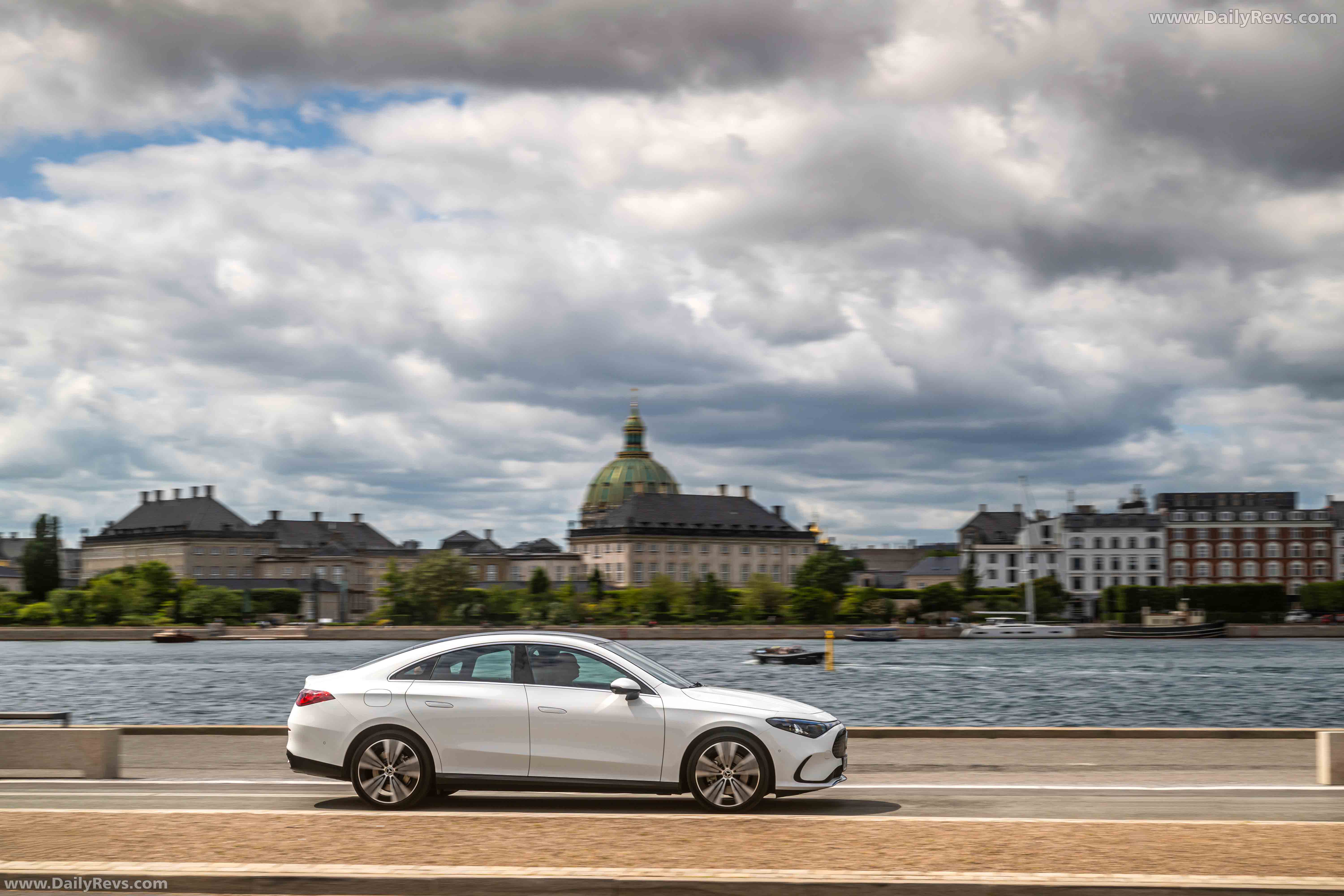 2026 Mercedes-Benz CLA C118 Polar White Side View