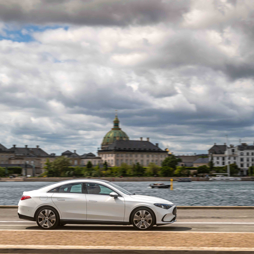 2026 Mercedes-Benz CLA C118 Polar White Side View