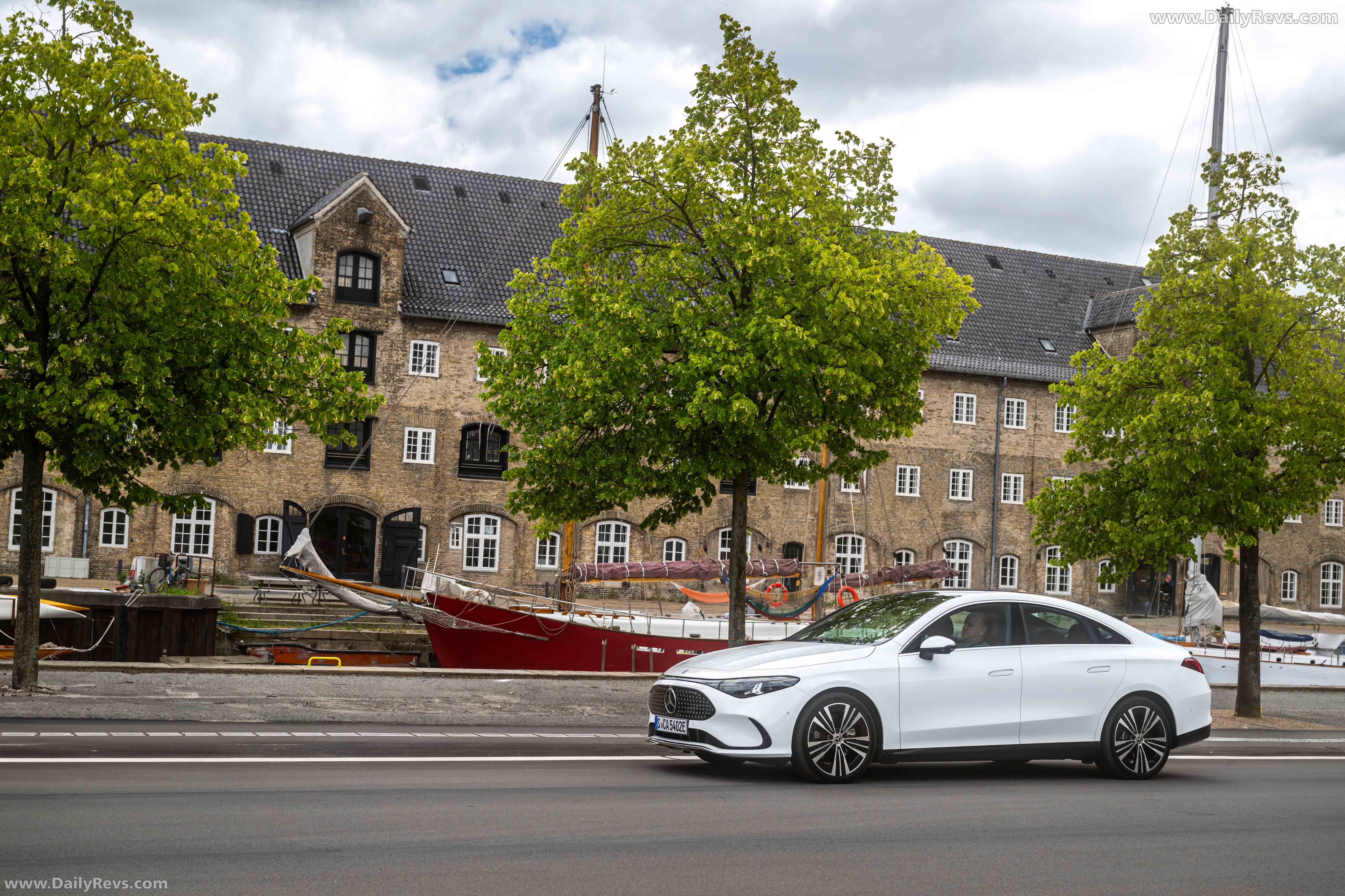 2026 Mercedes-Benz CLA C118 Polar White Side View