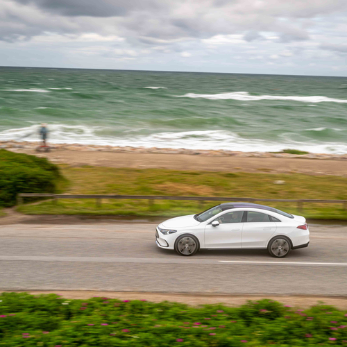 2026 Mercedes-Benz CLA C118 Polar White Side View
