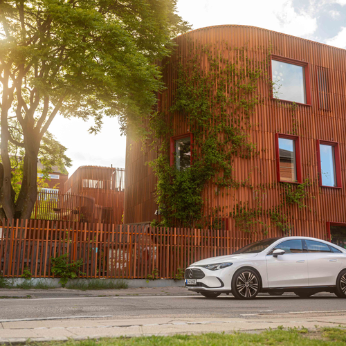 2026 Mercedes-Benz CLA C118 Polar White Side View