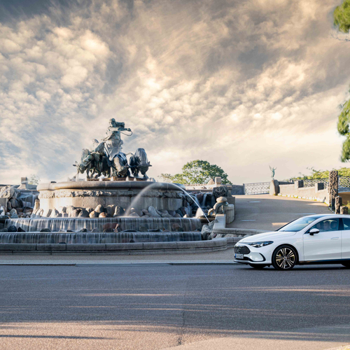 2026 Mercedes-Benz CLA C118 Polar White Side View