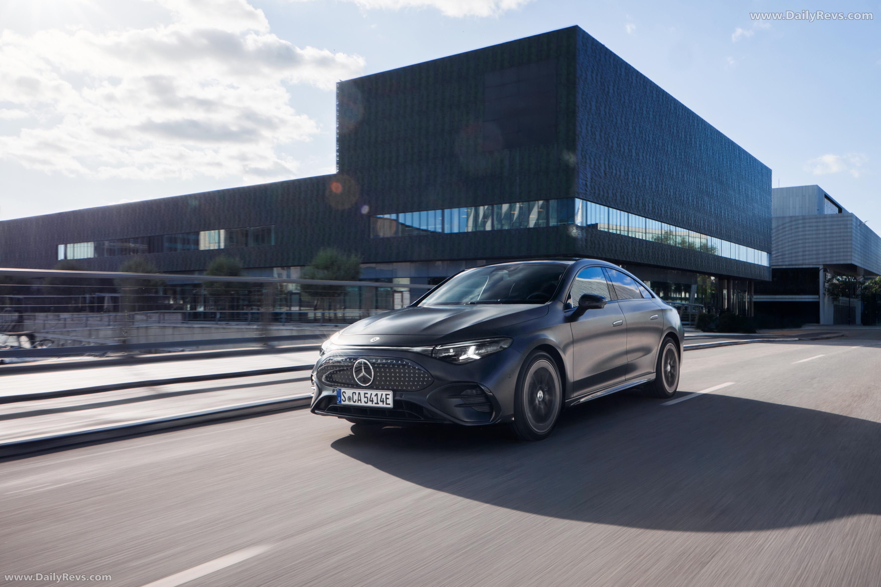 2026 Mercedes-Benz CLA EQ MANUFAKTUR C118 Cosmos Black Magno Front View