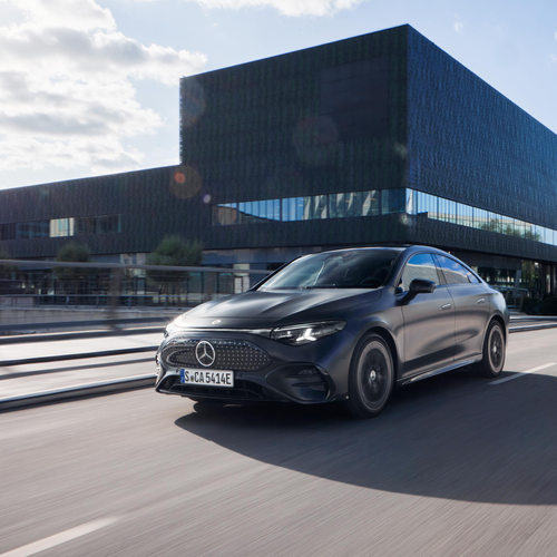 2026 Mercedes-Benz CLA EQ MANUFAKTUR C118 Cosmos Black Magno Front View