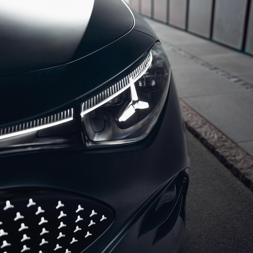 2026 Mercedes-Benz CLA EQ MANUFAKTUR C118 Cosmos Black Magno Exterior