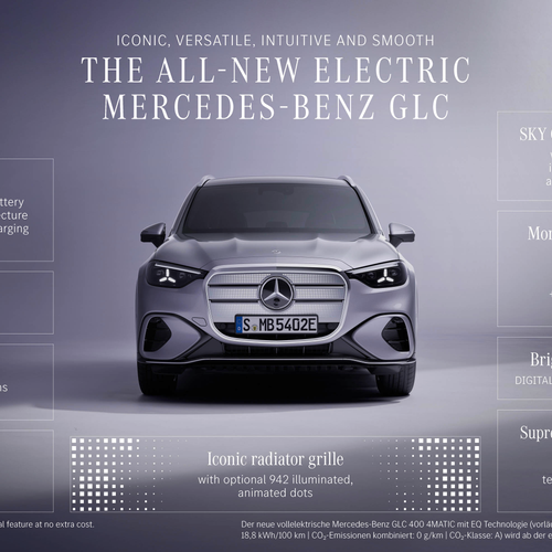 2026 Mercedes-Benz GLC EQ X254 Sketches