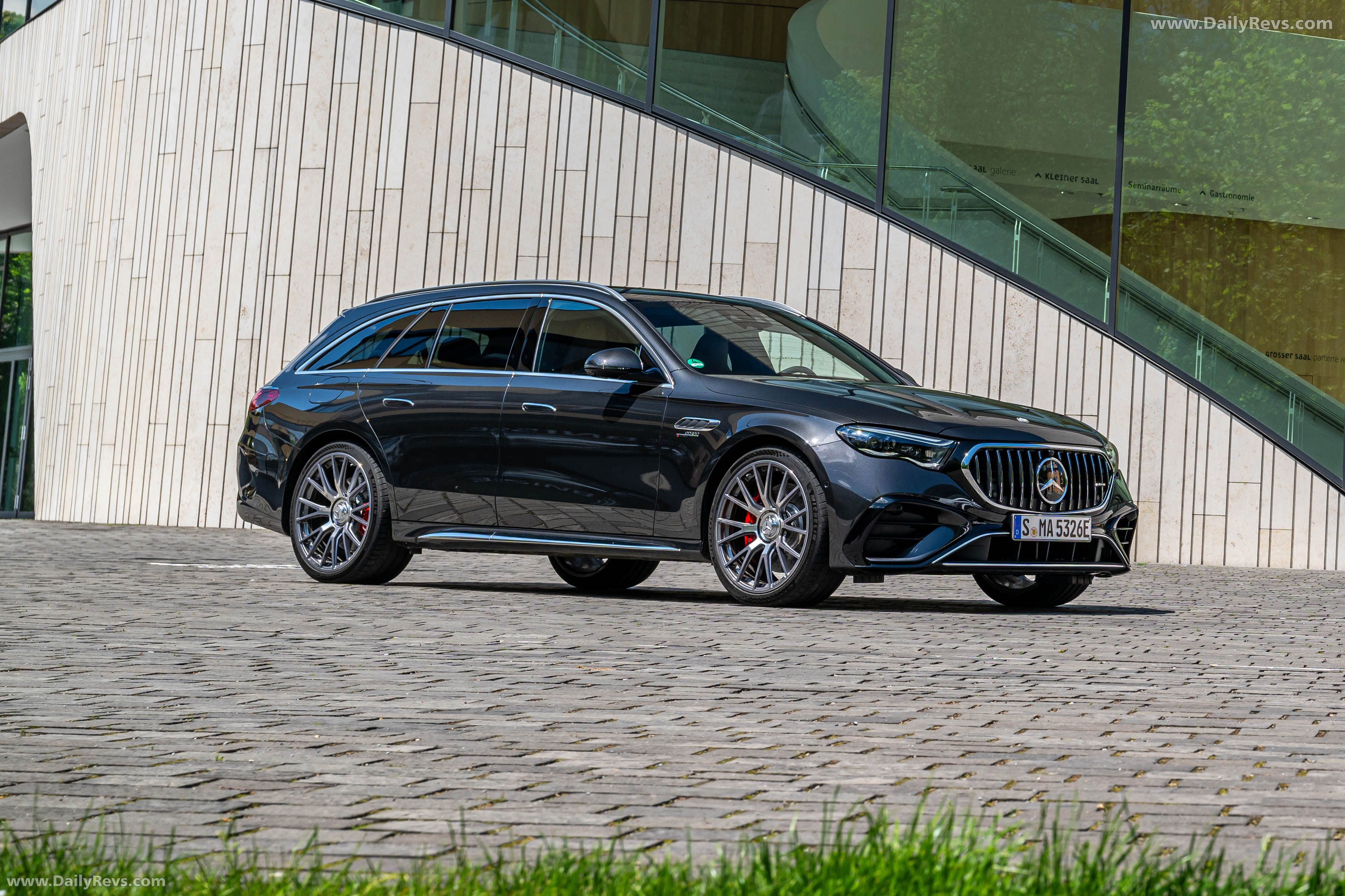 2025 Mercedes-Benz E53 AMG Hybrid Estate W213 Graphite Grey Front View