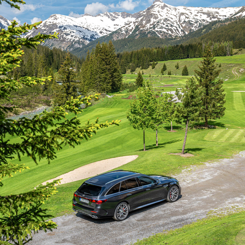 2025 Mercedes-Benz E53 AMG Hybrid Estate W213 Graphite Grey Rear View